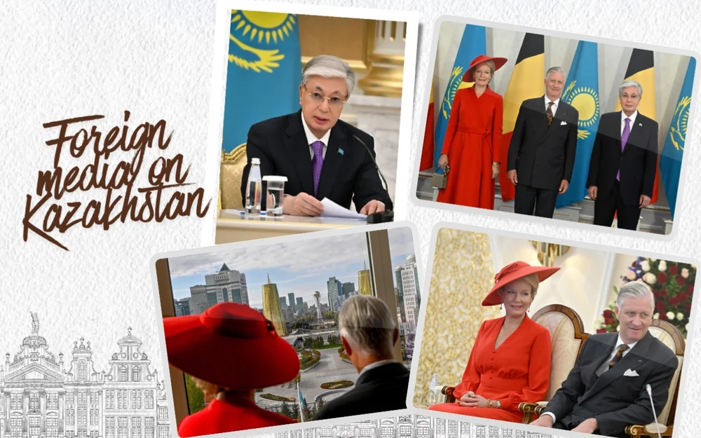 Foreign media, Belgian royal visit, Kazakhstan, Belgium, Brussels