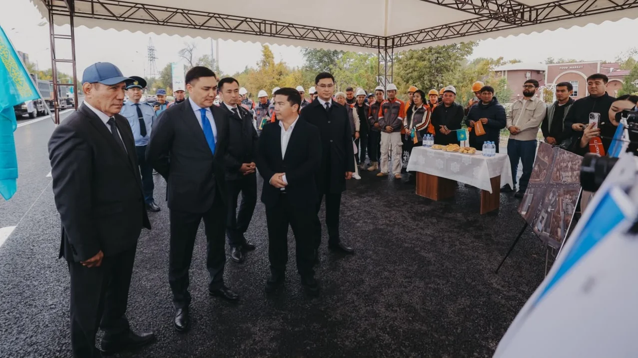 Поручение Президента: в Шымкенте открыли новую транспортную развязку