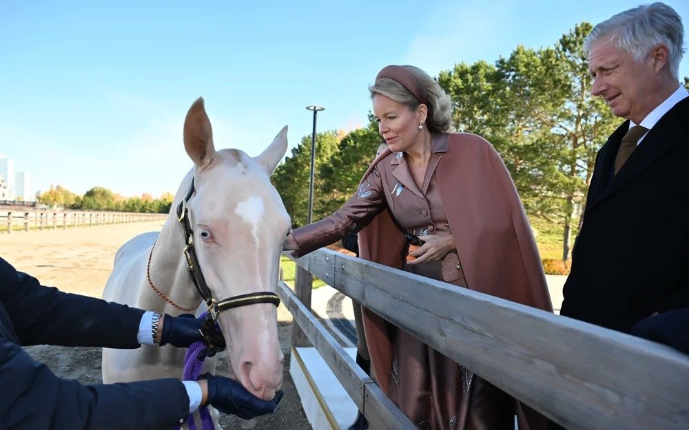 King Philippe and Queen Mathilde get acquainted with Kazakh cultural and equestrian heritage
