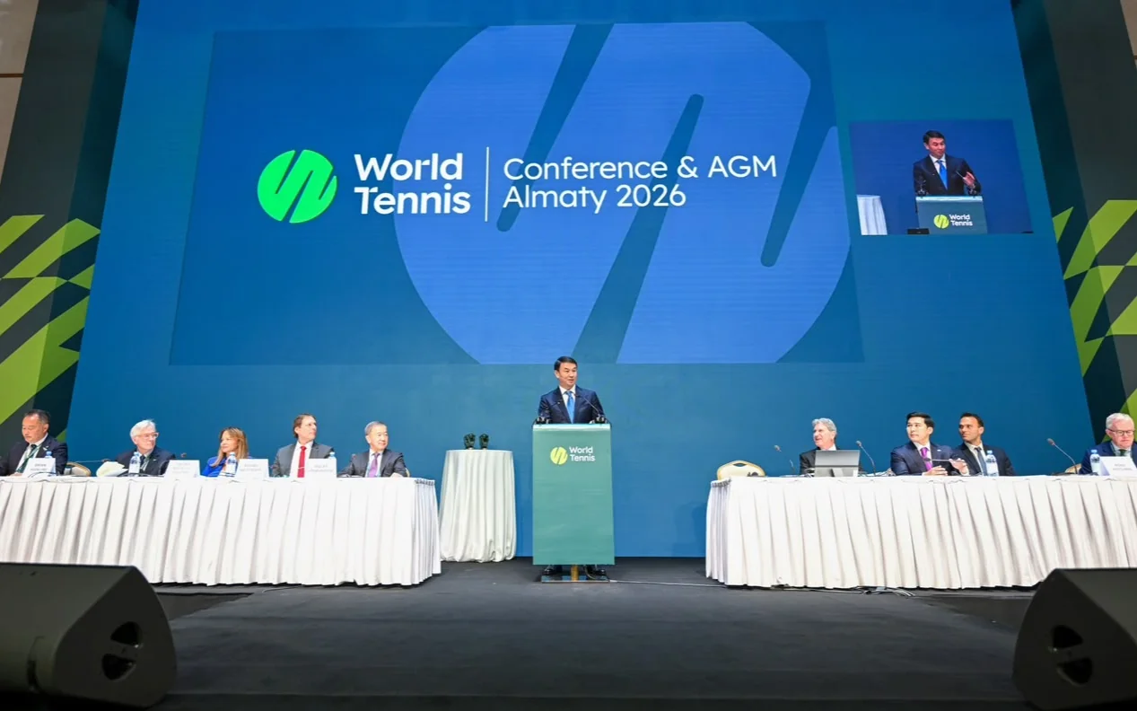 Аким Алматы Дархан Сатыбалды открыл заседание Генеральной ассамблеи World Tennis