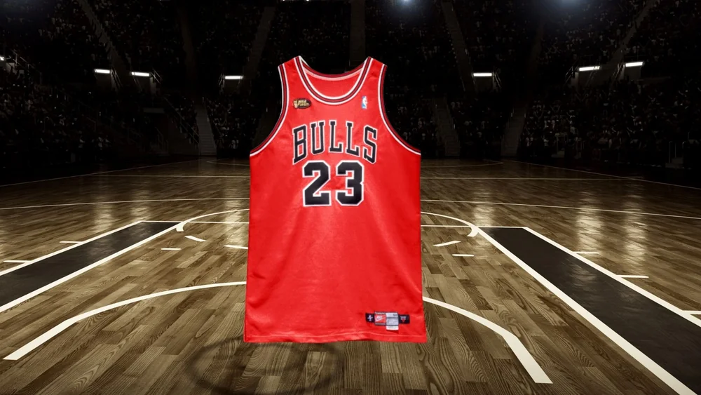 Michael Jordan, jersey, auction, Chicago Bulls