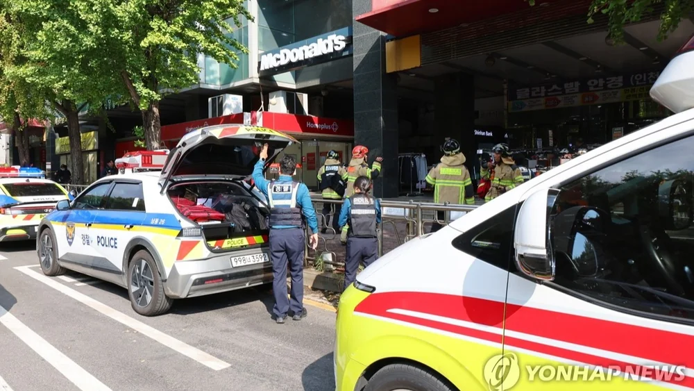 Eight injured in stabbing attack at shopping complex in South Korea