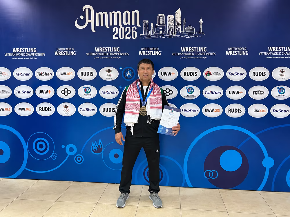 Казахстанец стал вице-чемпионом мира среди ветеранов по вольной борьбе