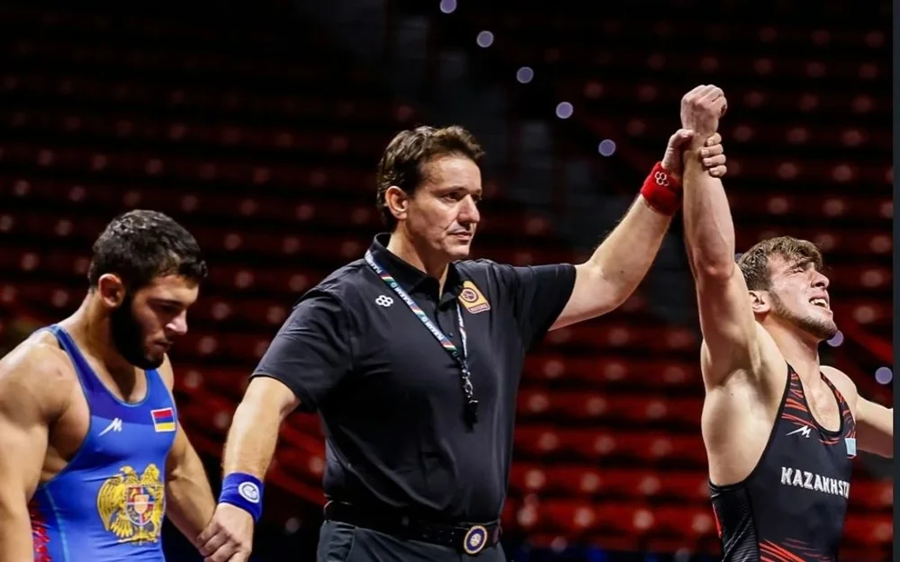 Kazakhstan’s Yussuf Ashrapov wins gold at U23 World Wrestling Championships in US