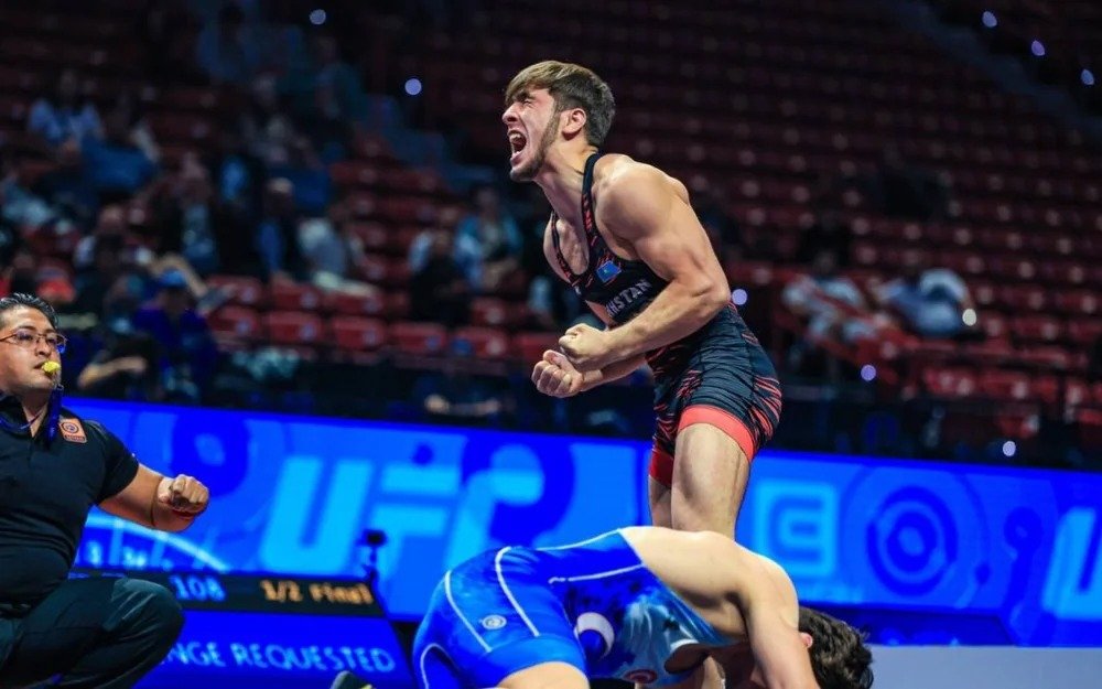 Kazakhstan&rsquo;s Yussuf Ashrapov wins gold at U23 World Wrestling Championships in US