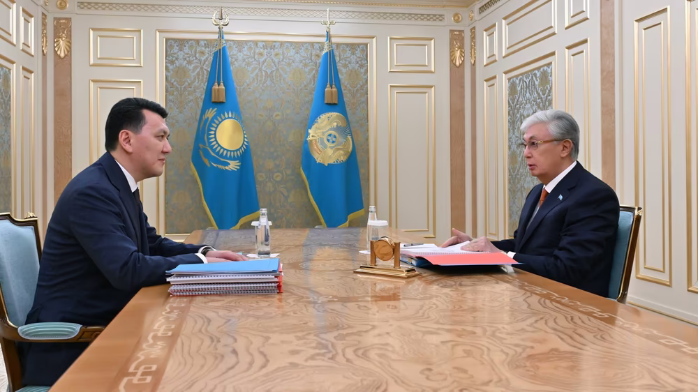 Токаев заслушал отчет Вице-президента по пяти ключевым направлениям внутренней политики