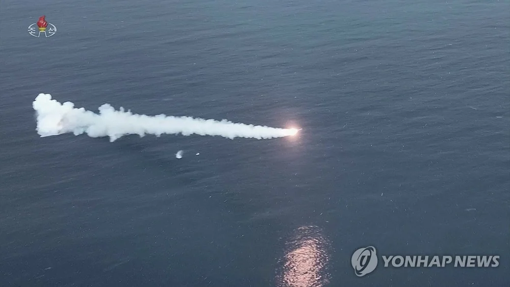 North Korea launches submarine-based strategic cruise missiles