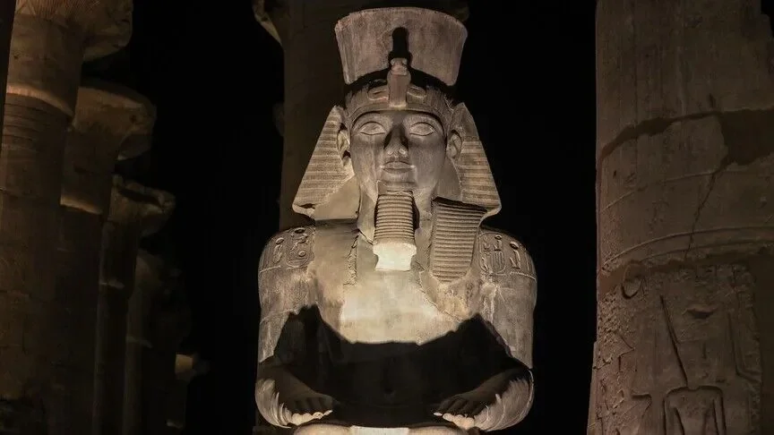 Egyptian villager’s discovery leads to colossal Ramses II statue head