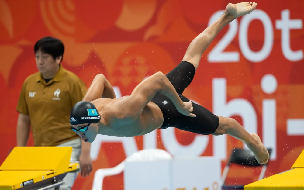 Kazakh Aybat Mirzamuratov sets new national swimming record