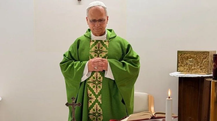 Pope Leo XIV recovering from surgery, celebrates Mass for Gemelli staff