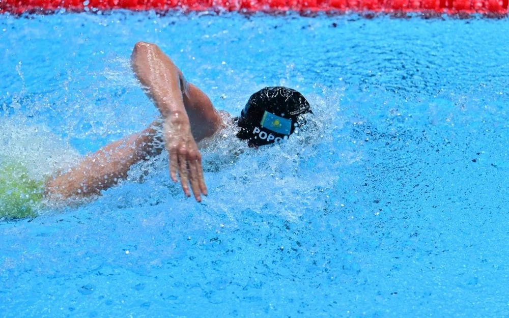 Kazakh swimmers break national records at World Aquatic Cup stage