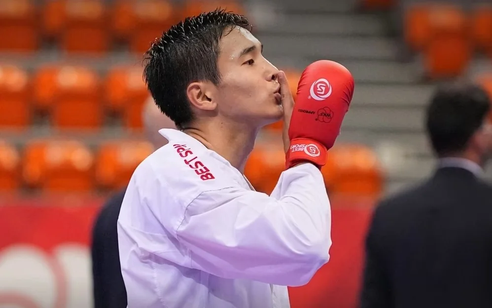 Kazakh Sunkar Kanibek claims World Junior Karate Championships title
