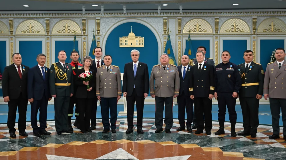 Kazakhstan honors emergency responders with state awards