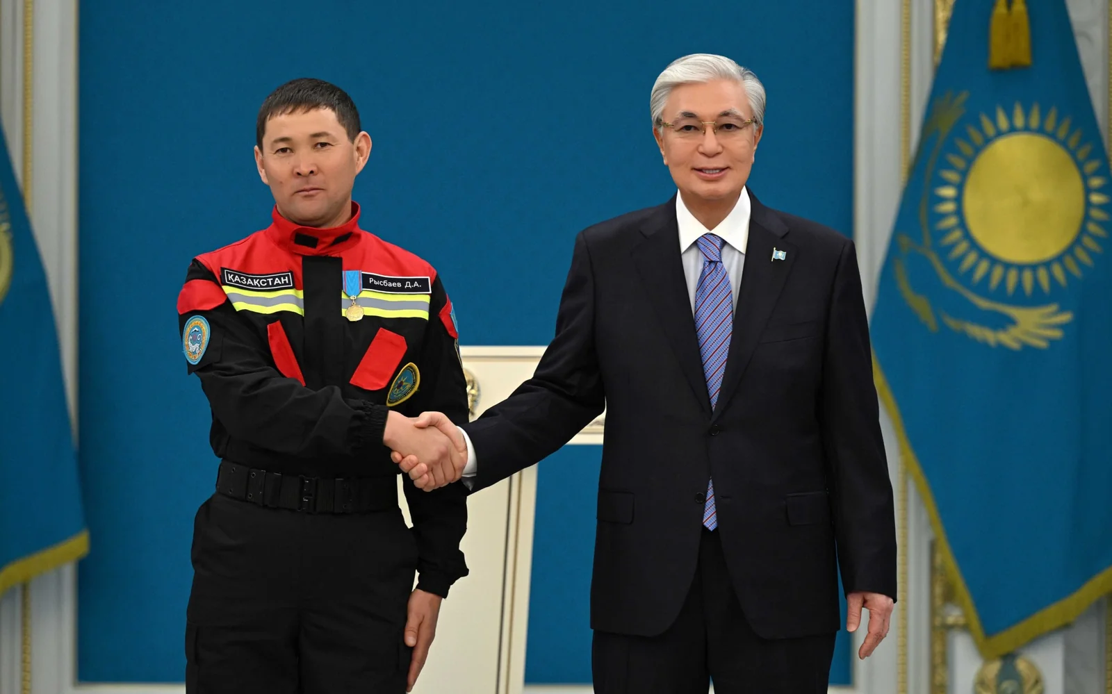 Президент құтқару саласы қызметкерлерін мемлекеттік наградалармен марапаттады