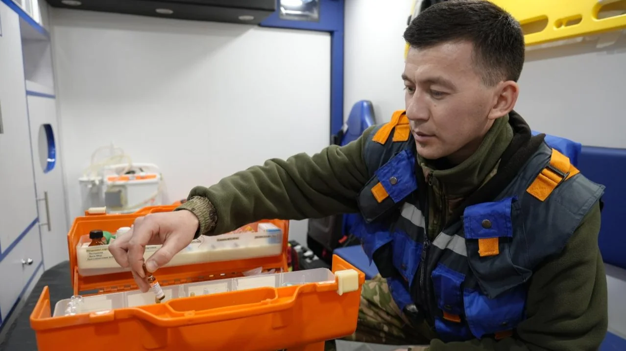 Қарағандыдағы өрт кезінде 24 адамды эвакуациялауға қатысқан фельдшер