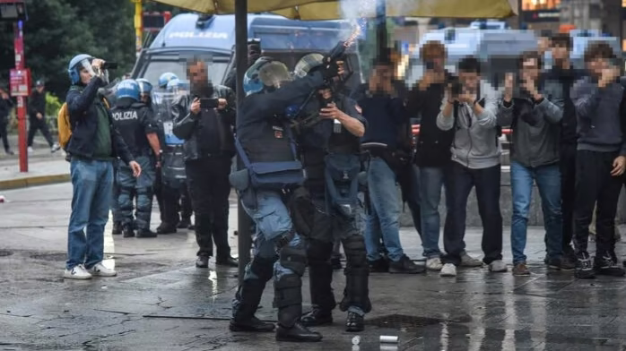 Около 160 человек задержали в Милане после беспорядков