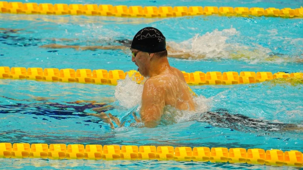 Kazakhstan claims swimming silver at Asian Para Games