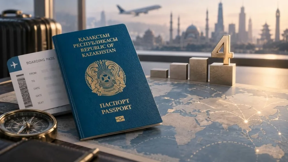 Kazakhstan's passport ranks 4th among SCO countries