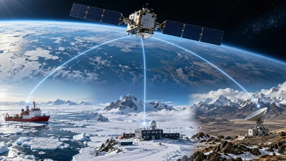 Chinese satellite internet system links Arctic, Antarctica and Qinghai-Tibet Plateau for 1st time