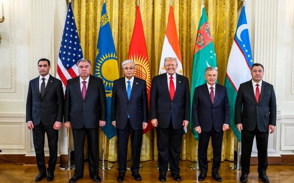 Donald Trump and Central Asian leaders Donald Trump and Central Asian leaders