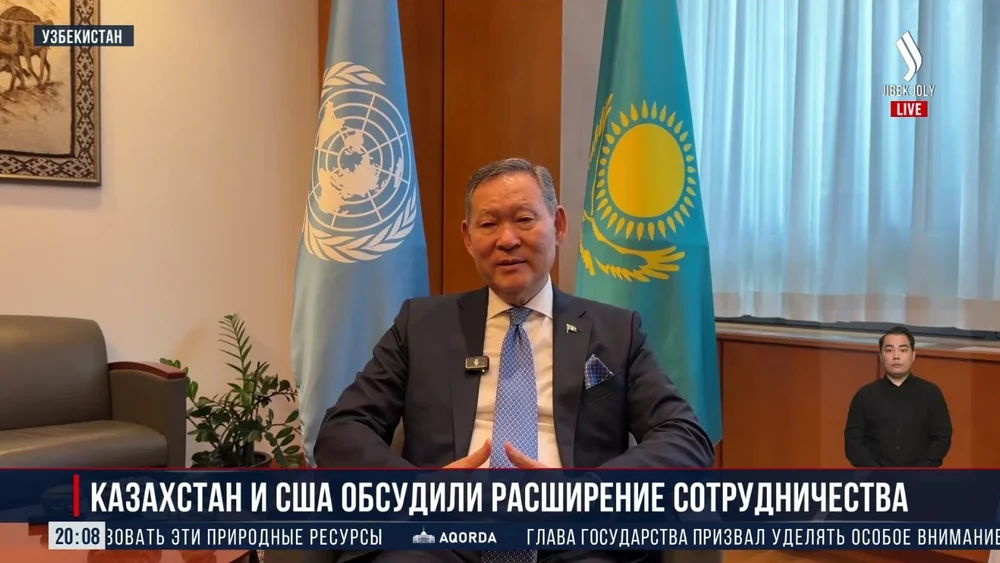 Kazakhstan’s Permanent Representative to the United Nations Kairat Umarov 