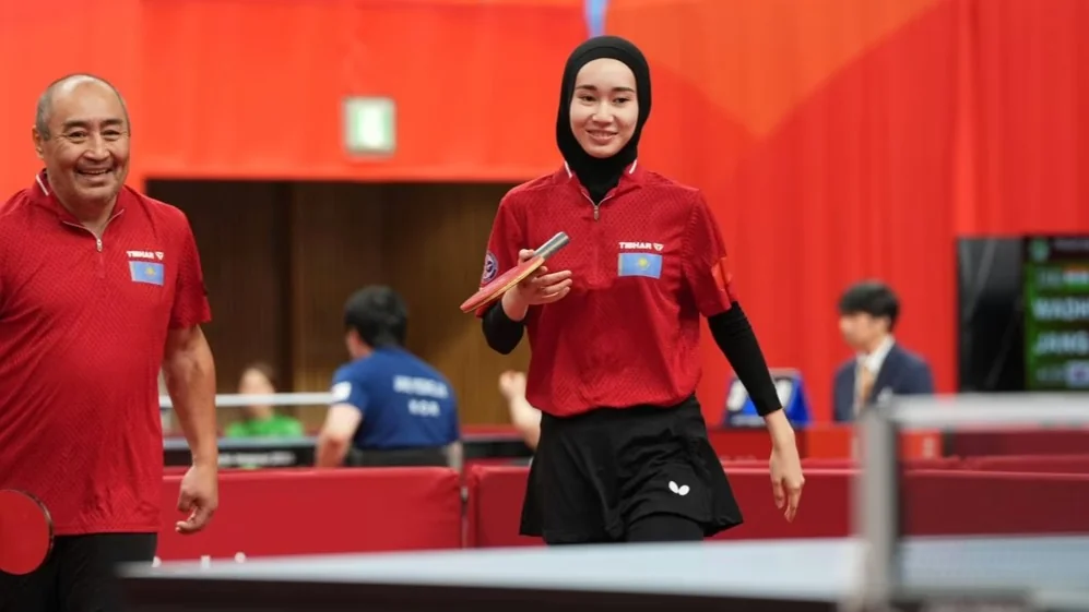 Kazakhstan hauls bronze in table tennis at Asian Para Games