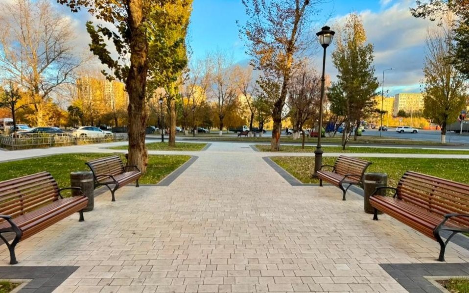 New garden square unveiled in Astana New garden square unveiled in Astana