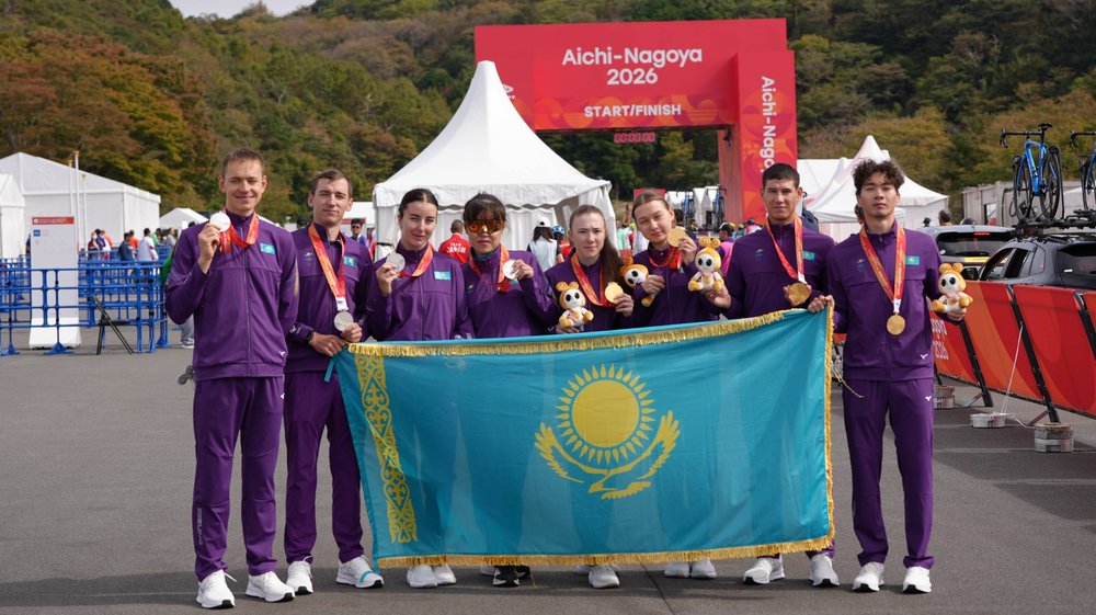 Kazakhstan secures two gold, two silver medals in road cycling at Asian Para Games