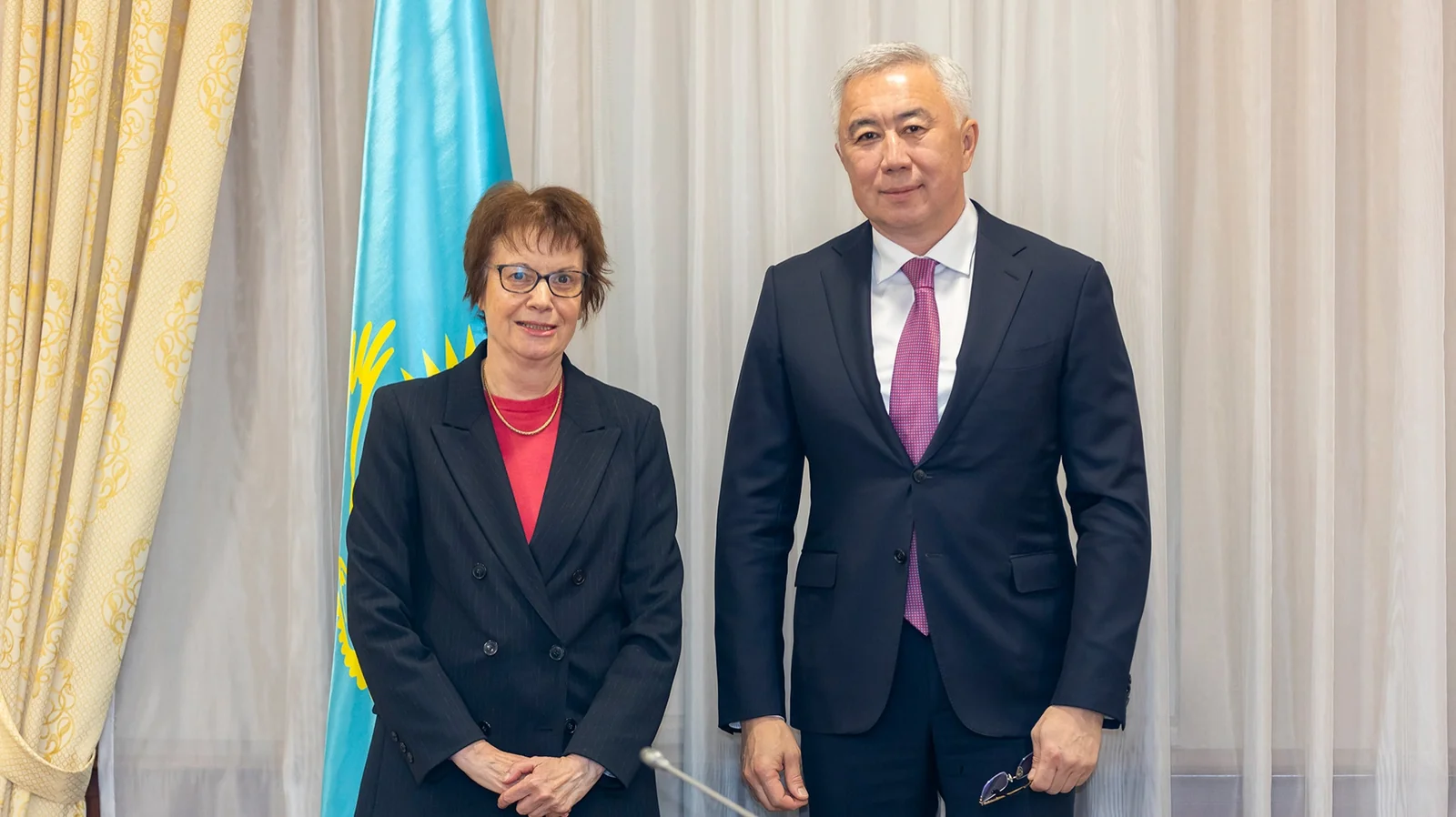 Серик Жумангарин и Хайке Пайч