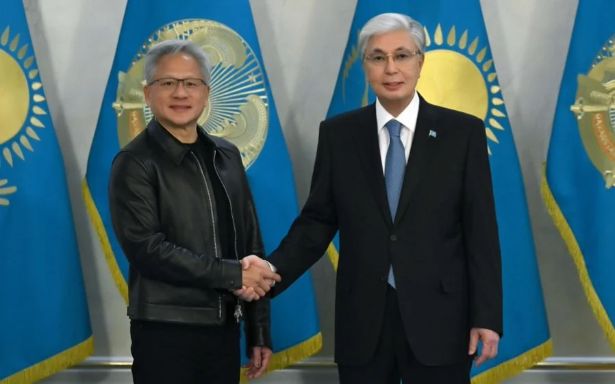 President of Kazakhstan highlights value of NVIDIA CEO’s insights