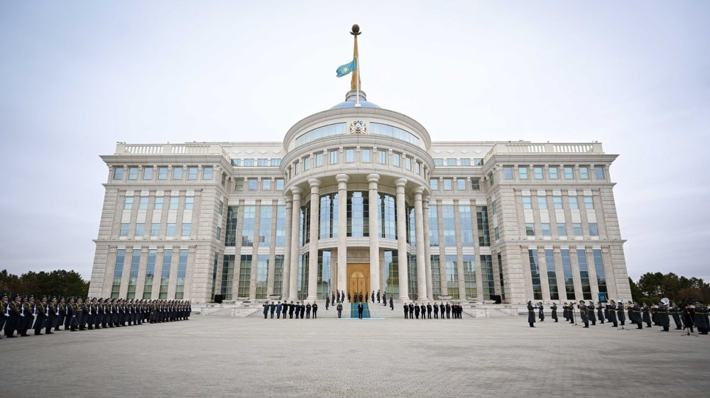 President of Kazakhstan attends national flag-raising ceremony Akorda