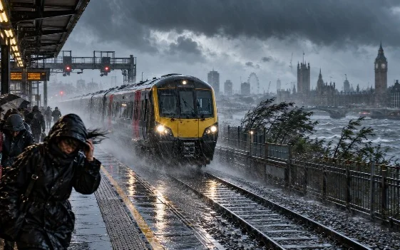Storm Boelo disrupts UK rail services as winds of 129 km/h forecast