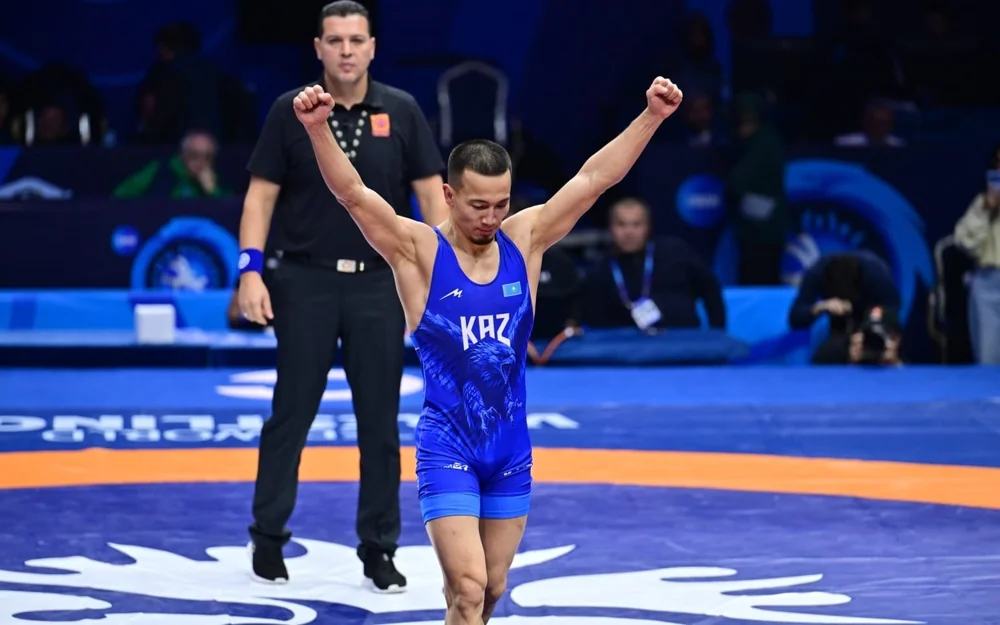 Aidos Sultangali claims bronze, beating Olympic medalist in Astana