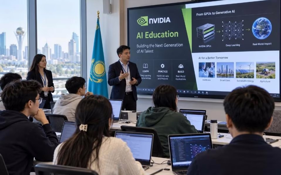 Qazaqstanda NVIDIA kompanııasynyń fızıkalyq jasandy ıntellekt jónindegi óńirlik ortalyǵyn qurý usynyldy 