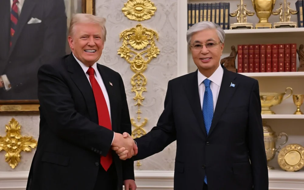 Тоқаев ва Трамп, Trump, USA, Tokayev, Kazakhstan