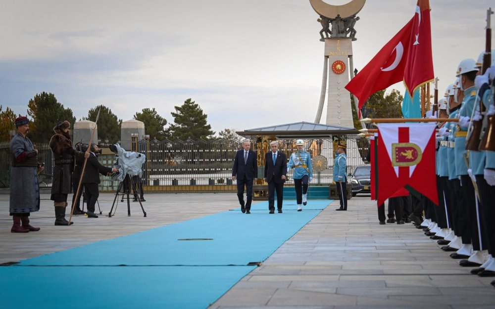 Official welcoming ceremony held for President of Kazakhstan in Ankara Official welcoming ceremony held for President of Kazakhstan in Ankara