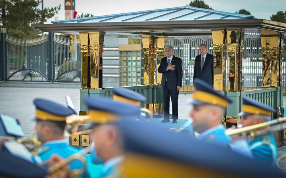 Official welcoming ceremony held for President of Kazakhstan in Ankara Official welcoming ceremony held for President of Kazakhstan in Ankara