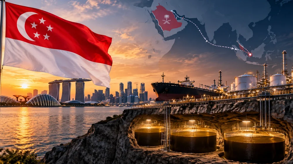 Saudi Arabia, oil, Singapore, Asia, energy, trade, Middle East, crude oil, oil storage